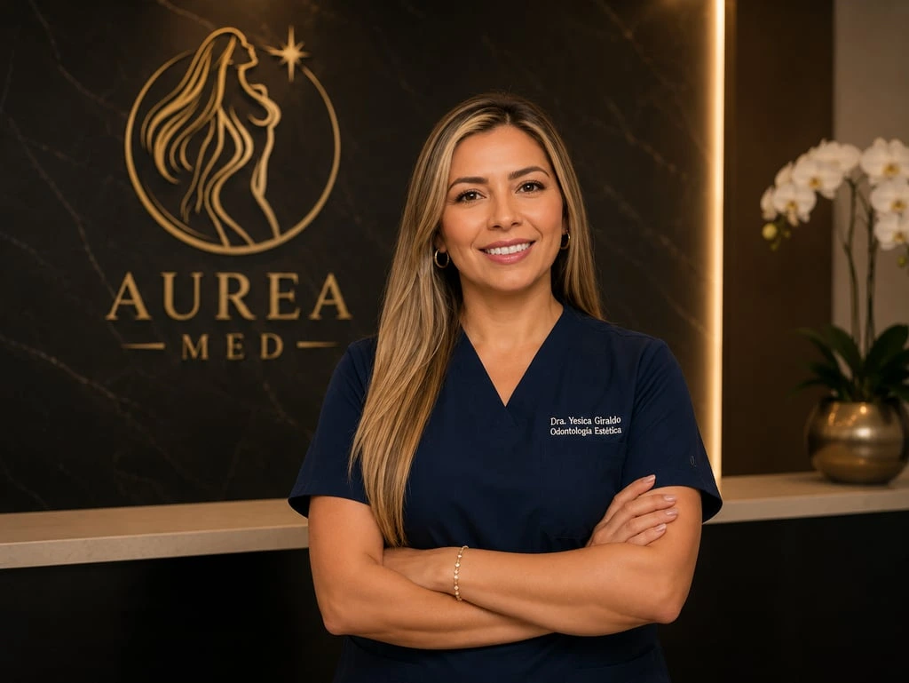 Retrato de Yesica Giraldo publicado en Aurea Med